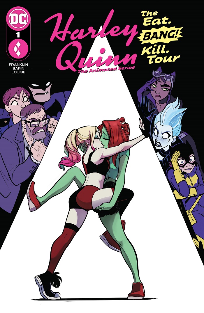 Harley Quinn: The Animated Series – The Eat. Bang! Kill. Tour #1, copertina di Max Sarin