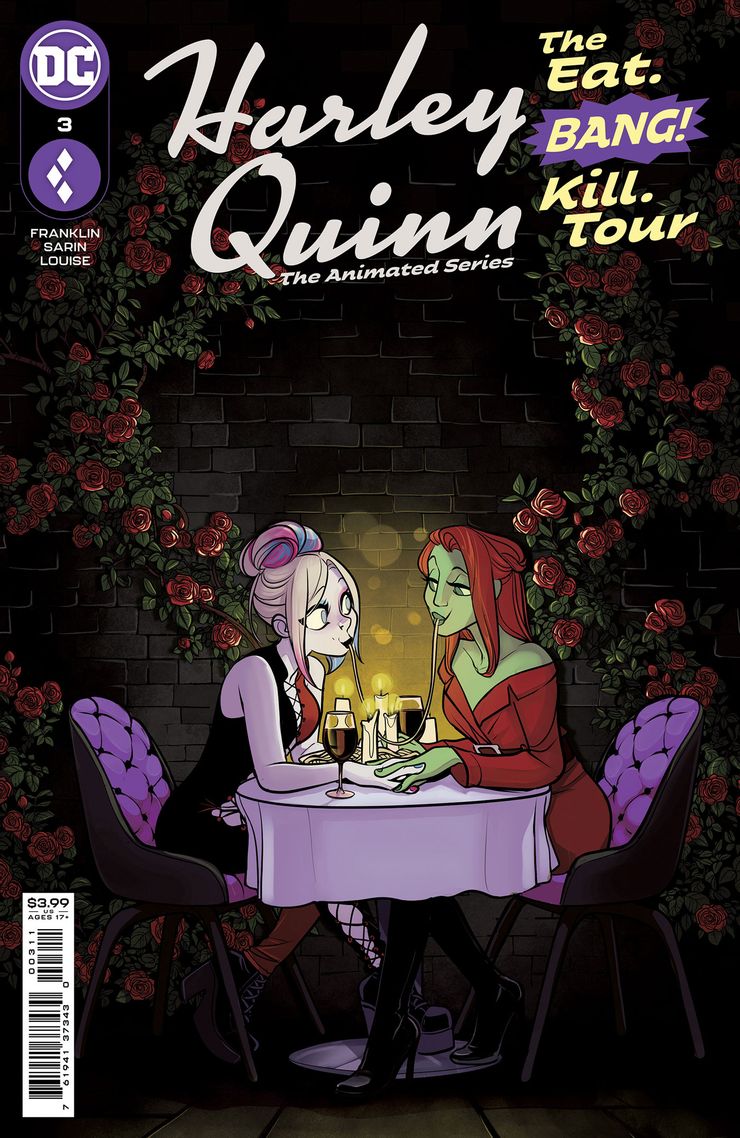 Harley Quinn The Animated Series: The Eat. Bang! Kill. Tour #3, copertina di Max Sarin