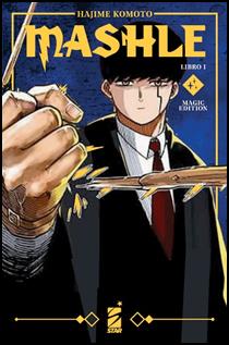 Mashle 1 (Magic Edition), copertina di Hajime Komoto