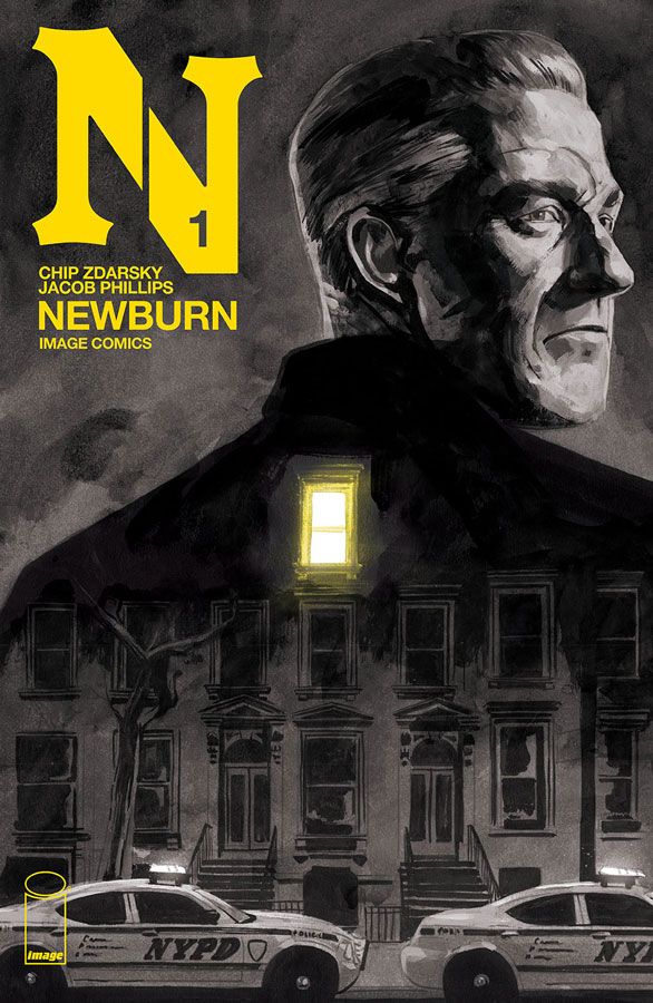 Newburn #1, copertina di Jacob PhillipsNewburn #1, copertina di Jacob Phillips