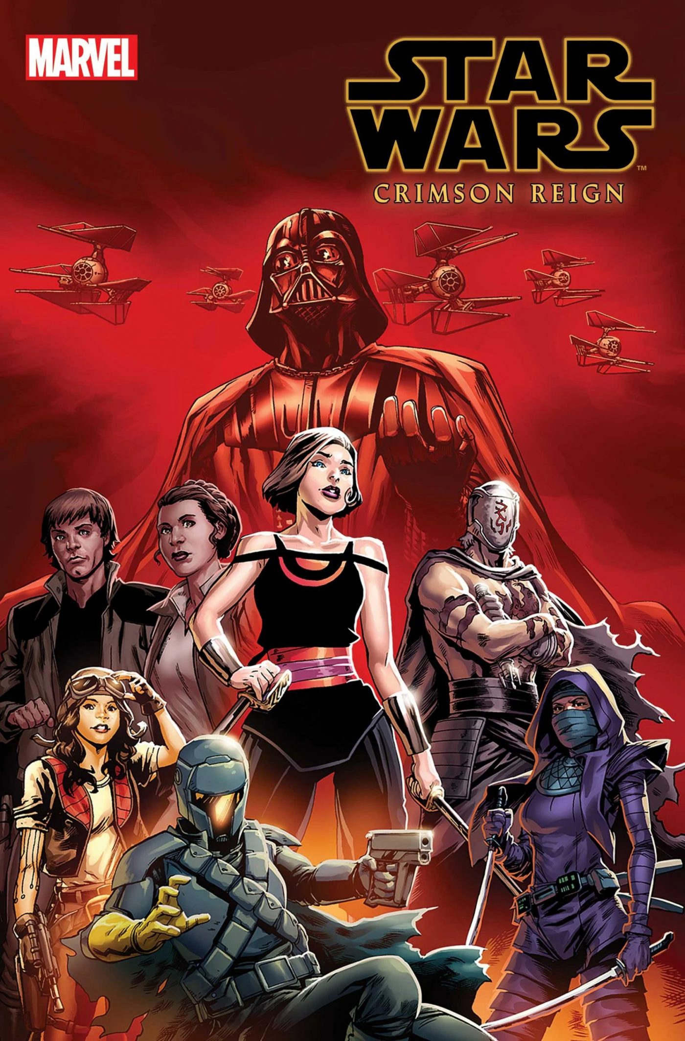 Star Wars: Crimson Reign #1, variant cover di Steve Cummings