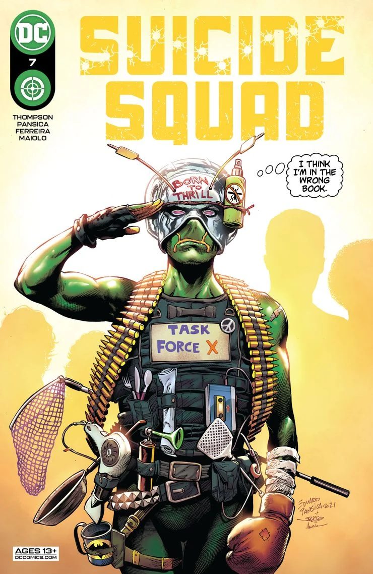 Suicide Squad #7, copertina di Eduardo Pansica