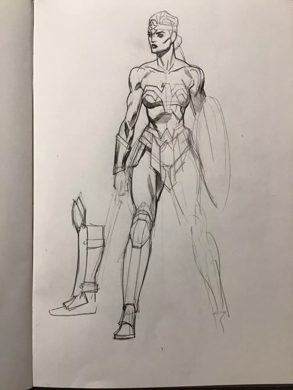 Wonder Woman: Evolution, character design di Mike Hawthorne