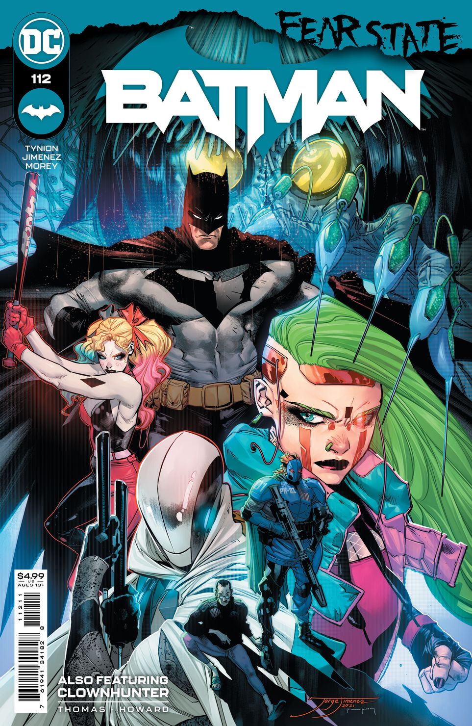 Batman #112, copertina di Jorge Jimenez