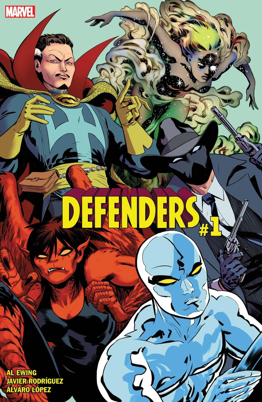 Defenders #1, copertina di Javier Rodriguez