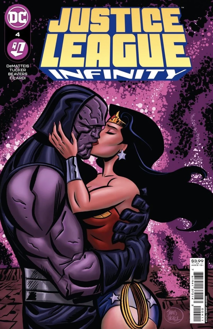 Justice League Infinity #4, copertina di James Tucker