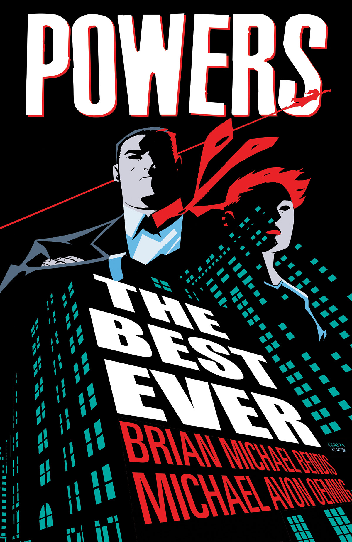 Powers: The Best Ever, copertina di Michael Avon Oeming