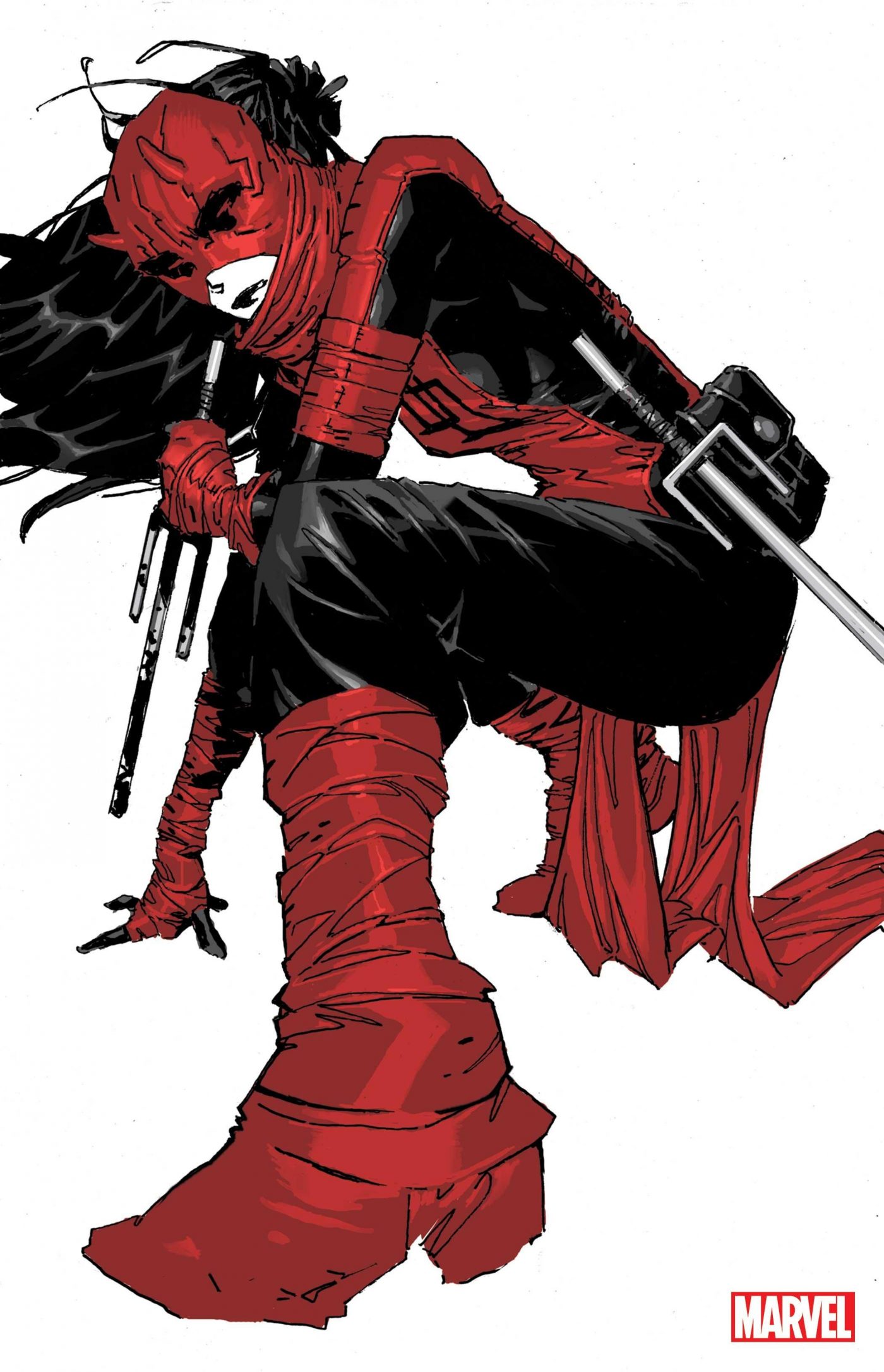 Daredevil: Woman Without Fear #1, copertina di Chris Bachalo