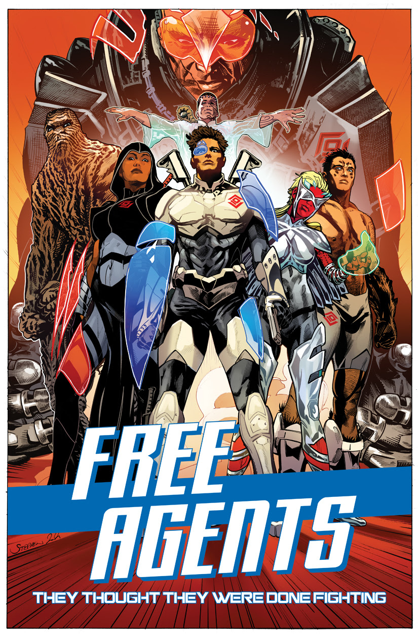 Free Agents #1, copertina d Stephen Mooney