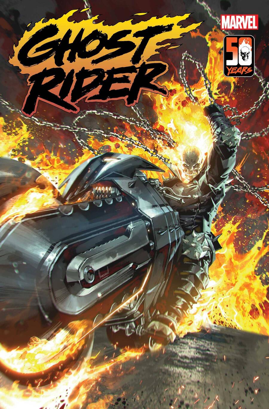 Ghost Rider #1, copertina di Kael Ngu