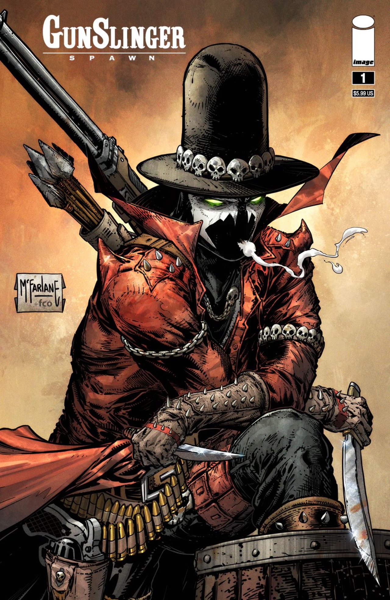 Gunslinger Spawn #1, variant cover