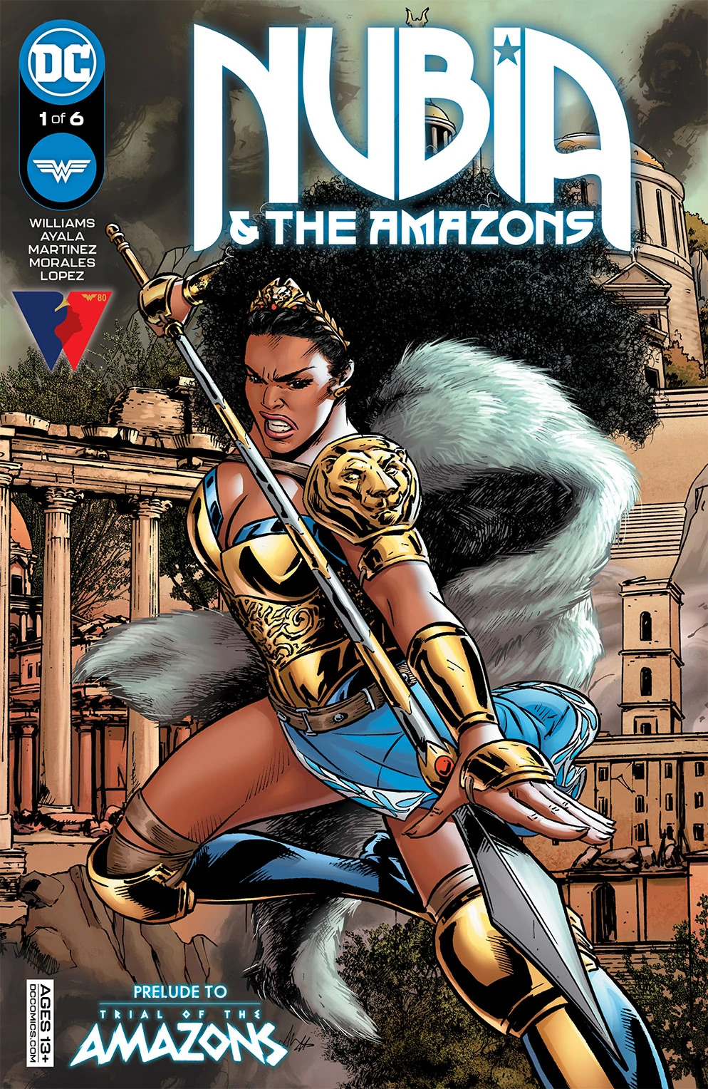 Nubia & the Amazons #1, copertina di Alitha E. Martinez