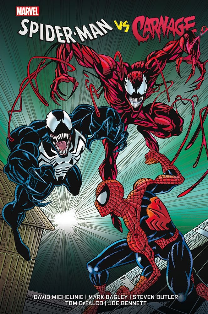 Spider-Man vs. Carnage, copertina