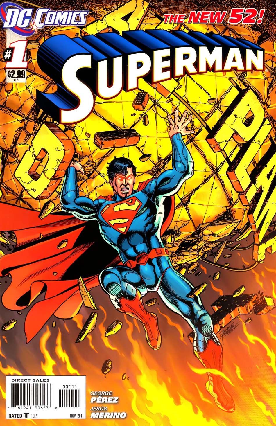 Superman #1, copertina di George Perez