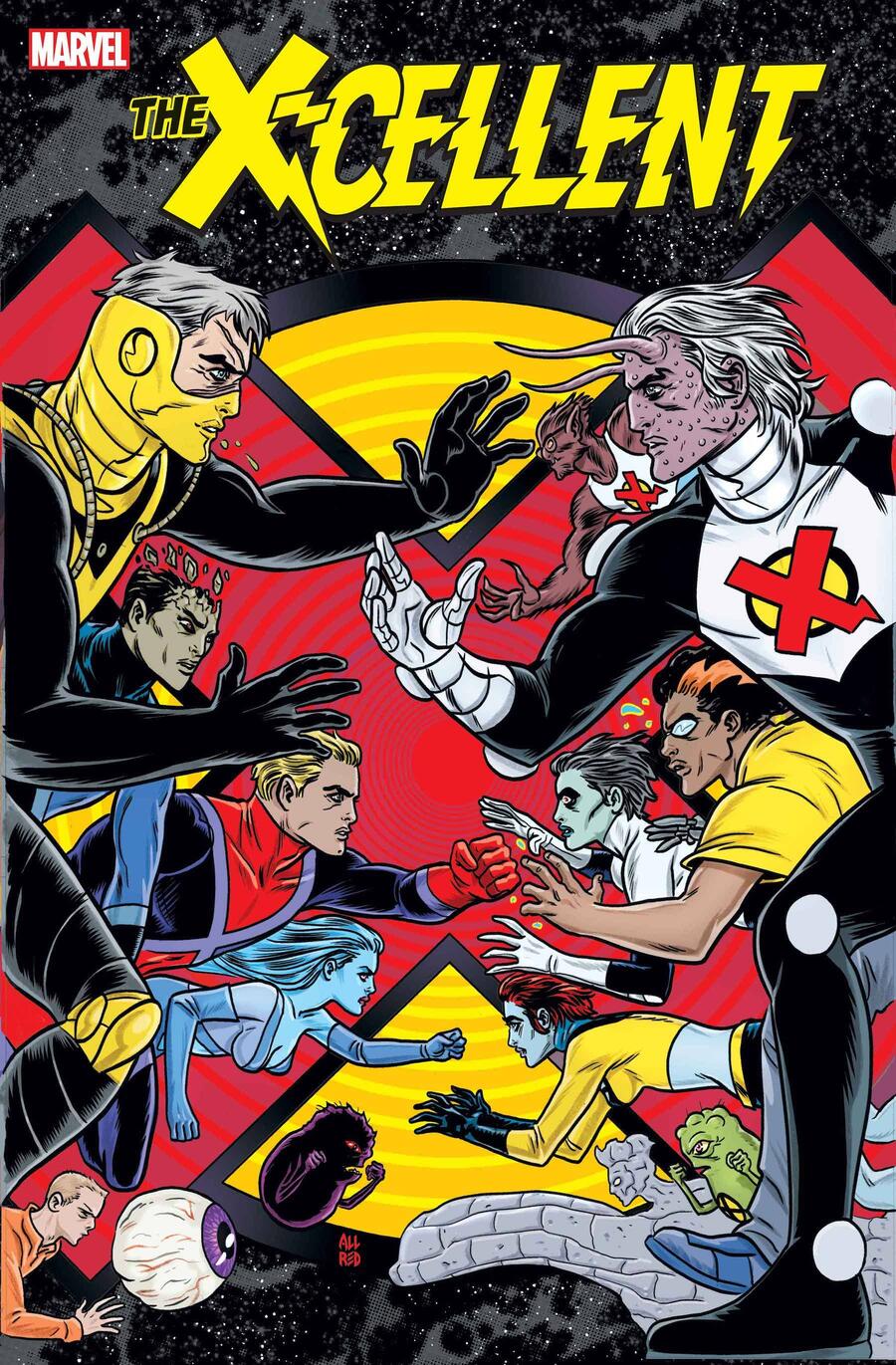 X-Cellent #1, copertina di Mike Allred