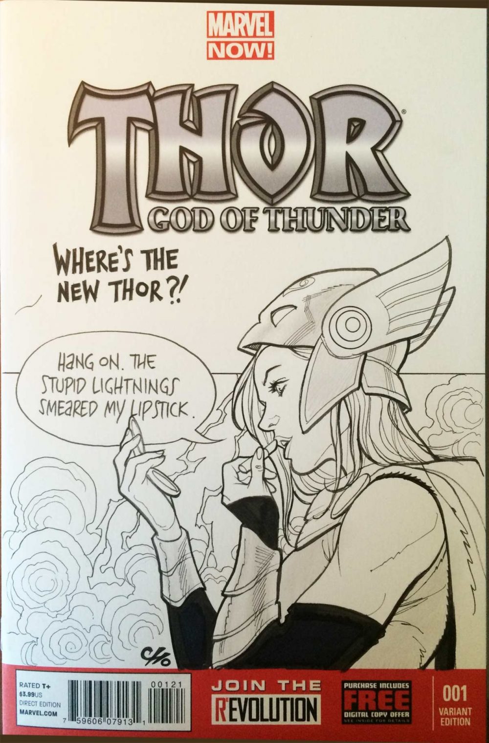 La nuova Thor secondo Frank Cho