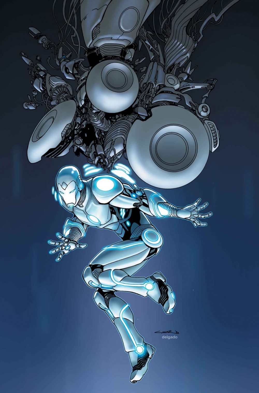 Superior Iron Man #1, variant cover di Yildiray Cinar