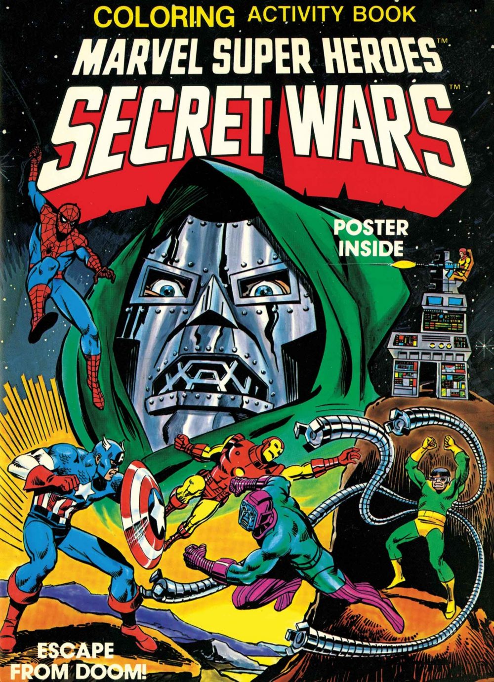 Marvel Super Heroes Secret Wars Activity Book Edition cover