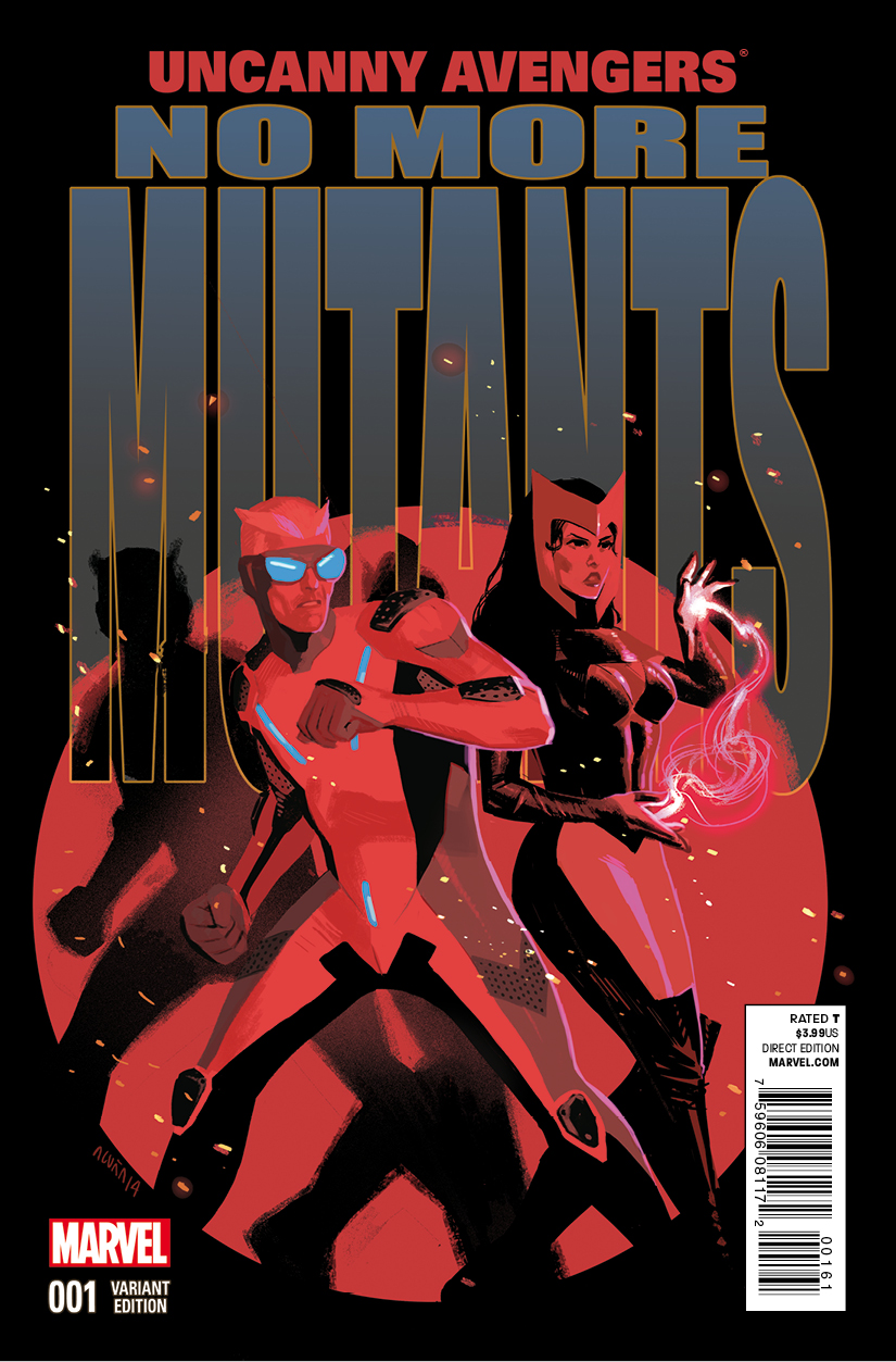 Uncanny Avengers #1, No More Mutants variant cover di Daniel Acuña