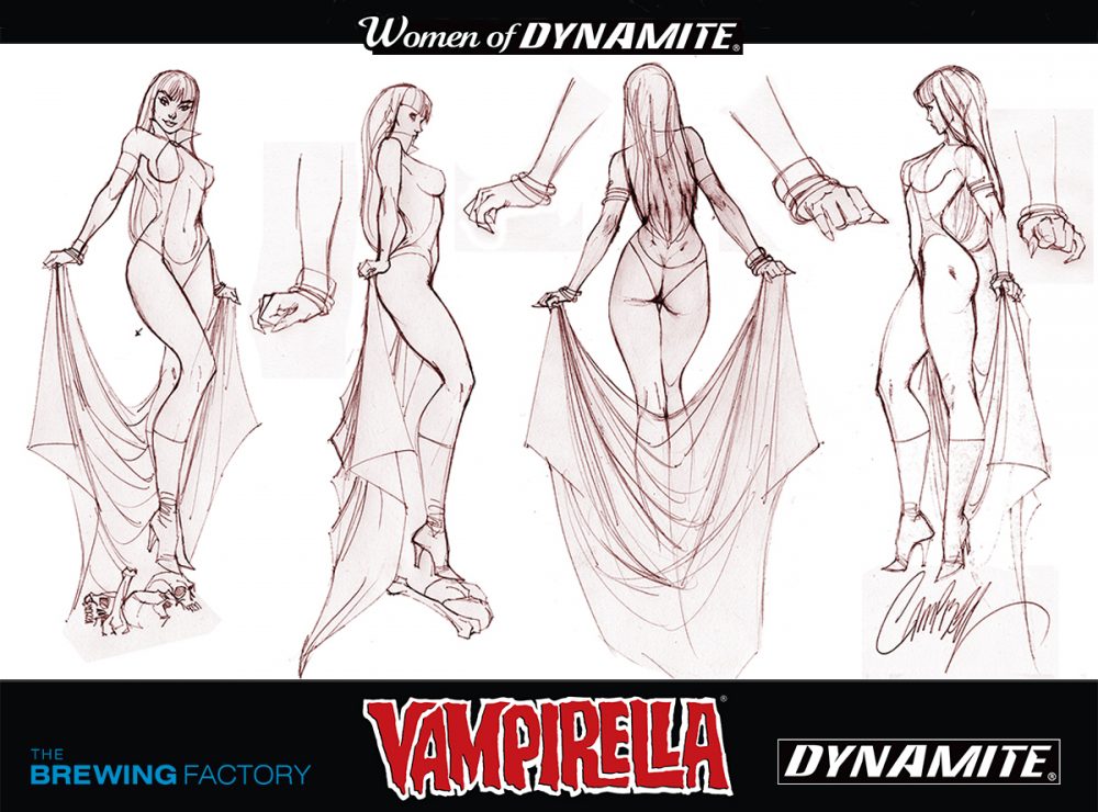 Vampirella di J. Scott Campbell - progetto