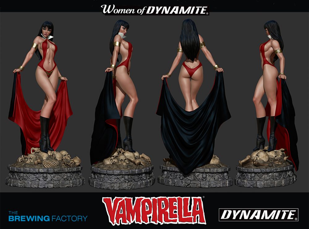 Vampirella di J. Scott Campbell - rendering