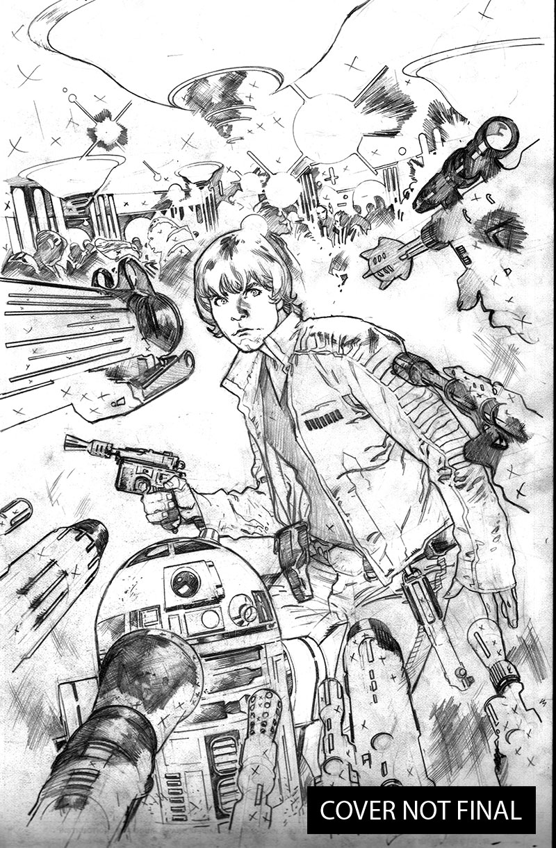 Star Wars #8, copertina di Stuart Immonen (matite)