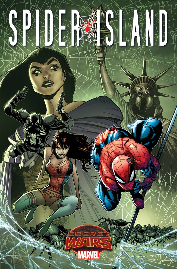 Spider-Island #1, copertina di Humberto Ramos