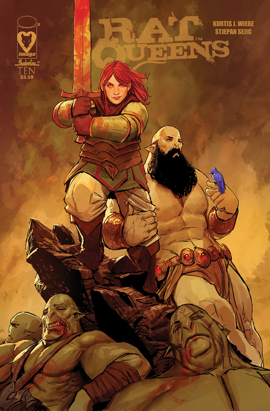 Rat Queens #10, cover