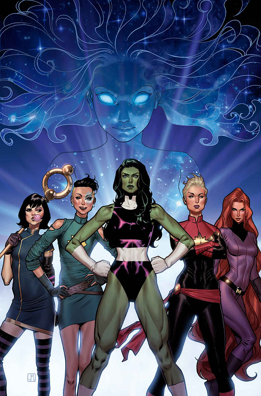 A-Force #1, copertina di Jorge Molina