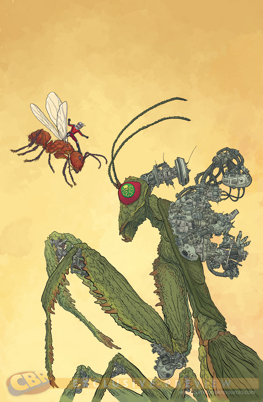 Ant-Man #2, variant cover di Geoff Darrow