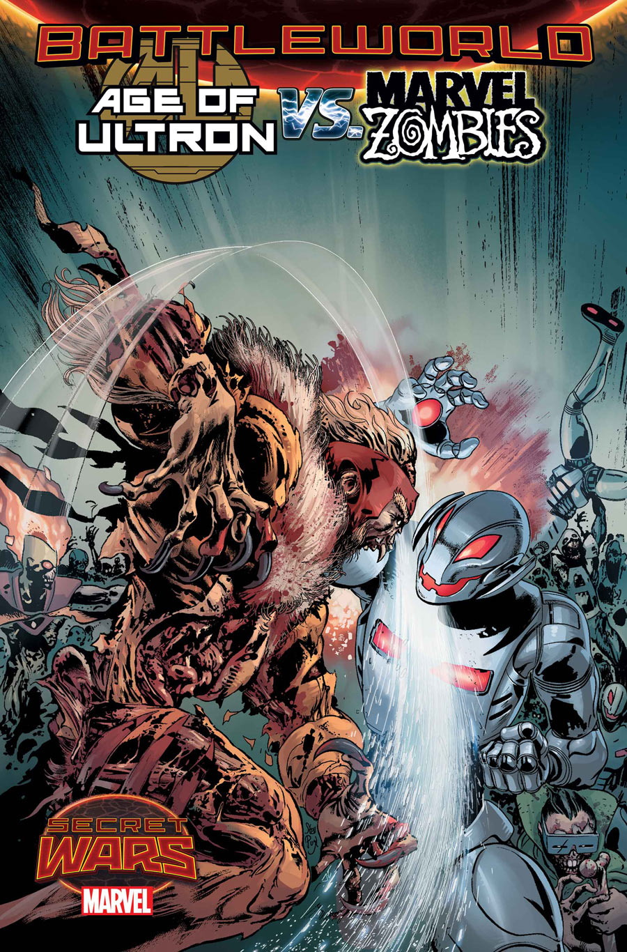 Age of Ultron vs. Marvel Zombies #2, copertina di Steve Pugh