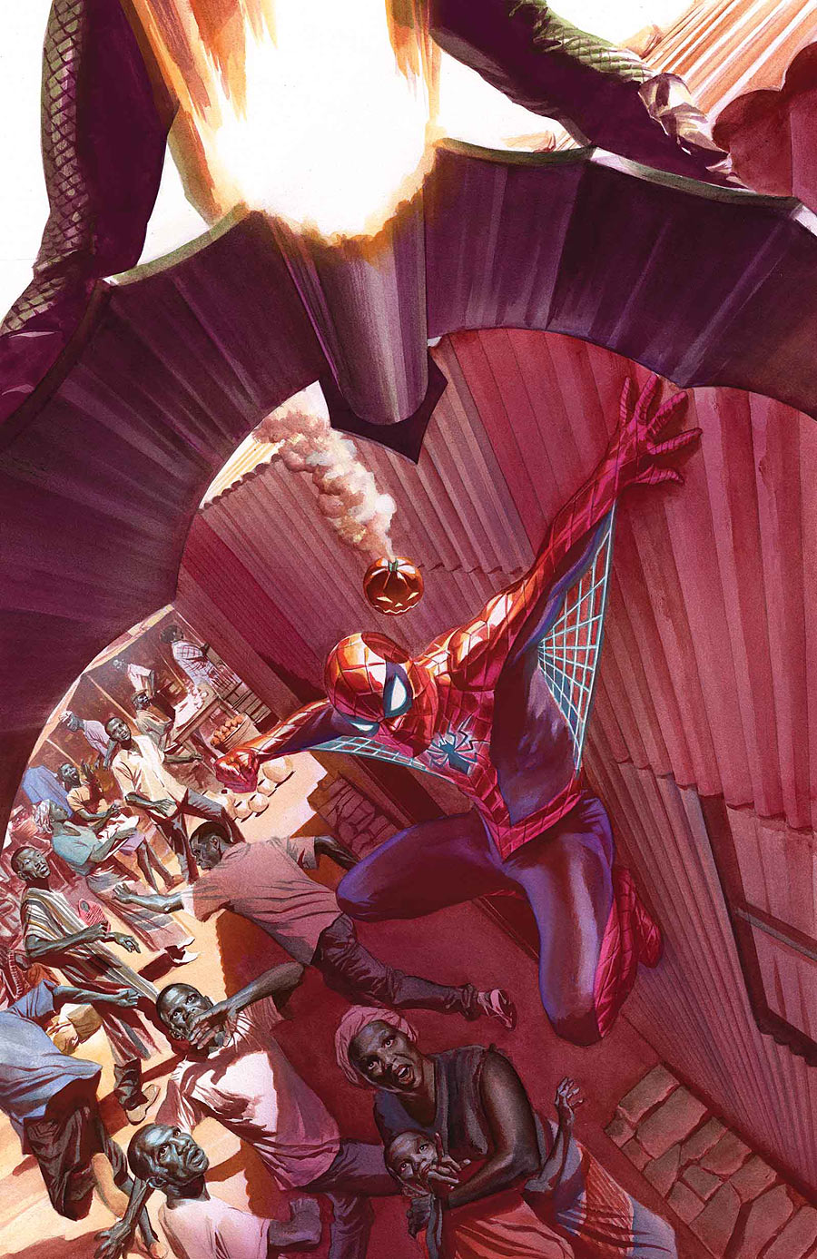 Amazing Spider-Man #4, copertina di Alex Ross