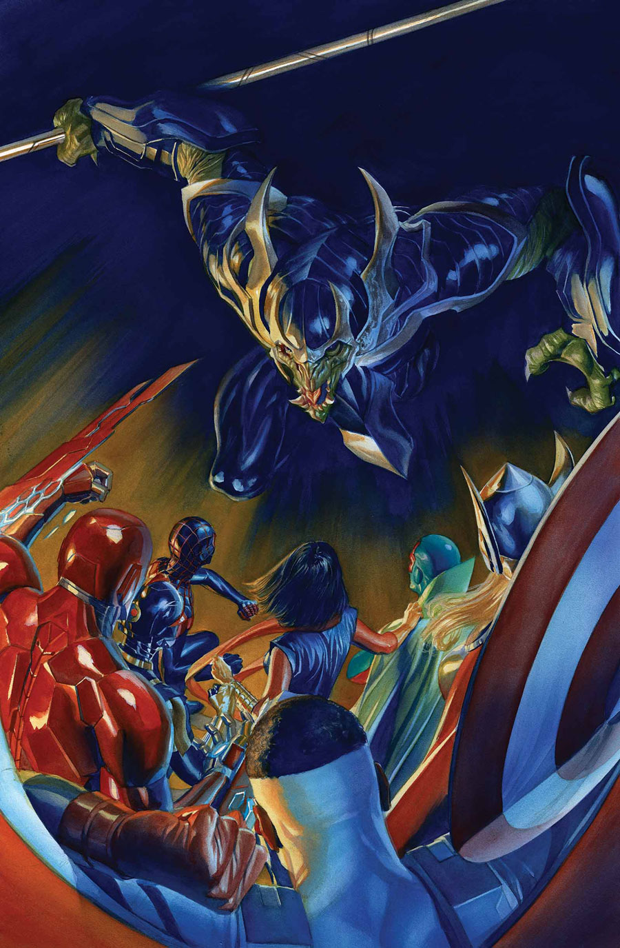 All-New, All-Different Avengers #2, copertina di Alex Ross