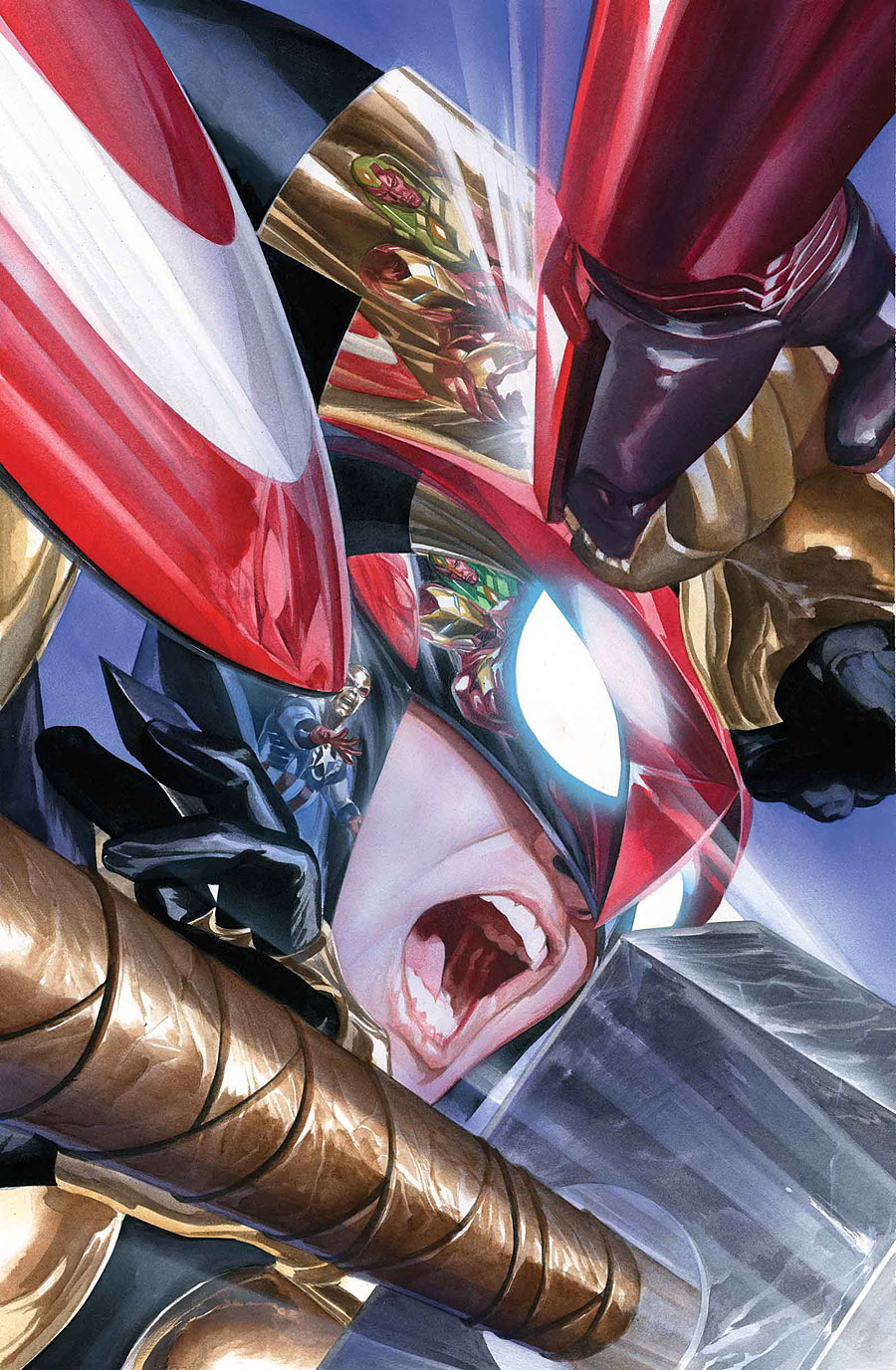 All-New, All-Different Avengers #3, copertina di Alex Ross