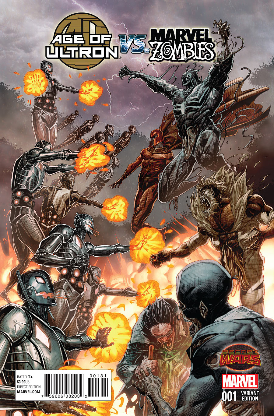 Age of Ultron vs Marvel Zombies #1, variant cover 1