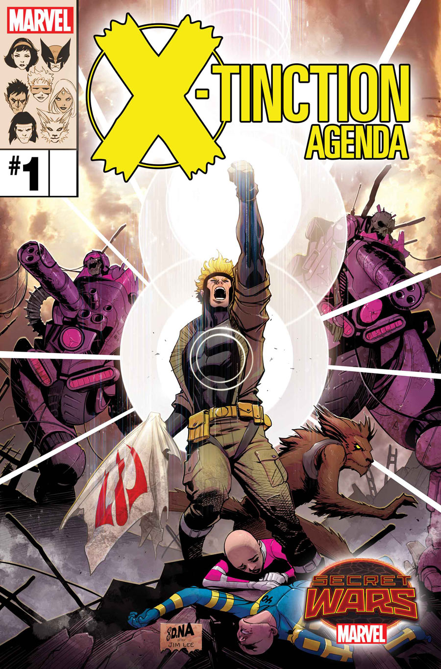 X-Tinction Agenda #1, copertina di David Nakayama