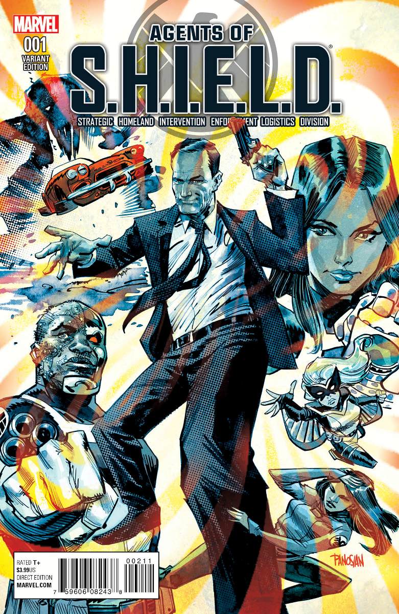 Agents of S.H.I.E.L.D. #1, copertina variant di Dan Panosian