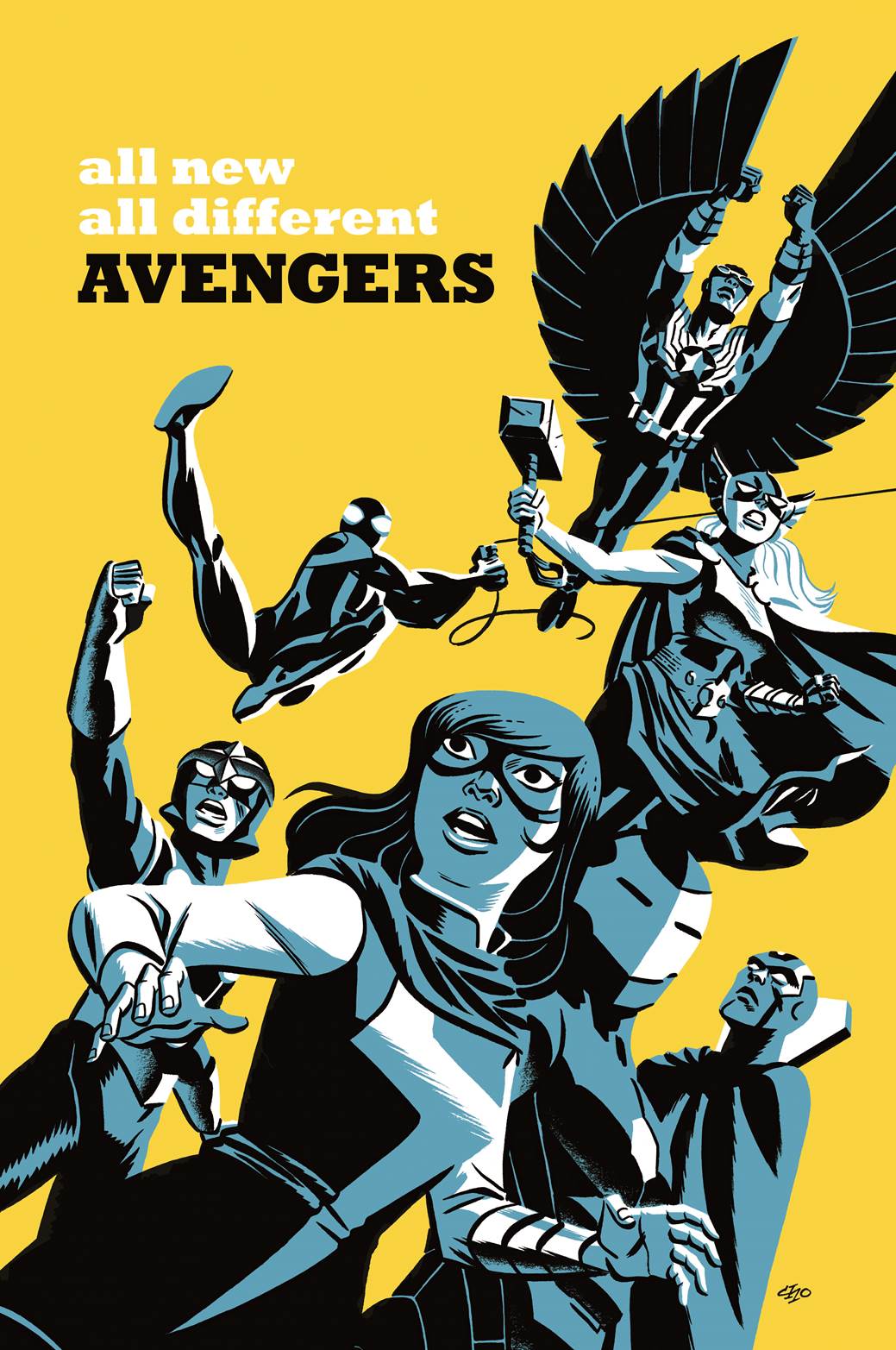 All-New, All-Different Avengers #5, variant cover di Michael Cho