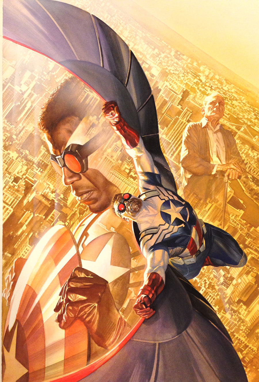 All-New Captain America #1, variant cover di Alex Ross