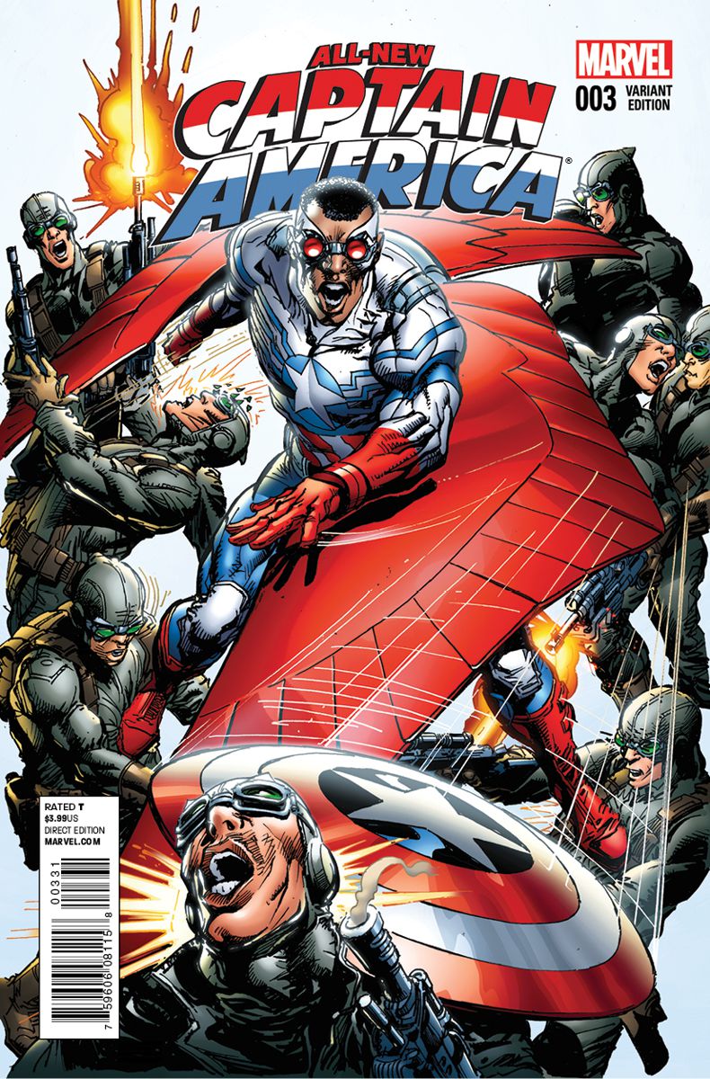 All-New Captain America #3, variant cover di Neal Adams