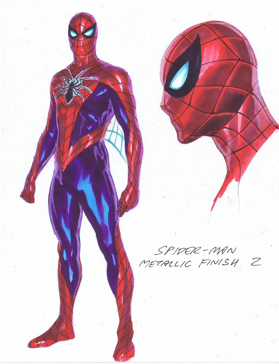 Amazing Spider-Man #1, sketch di Alex Ross 2