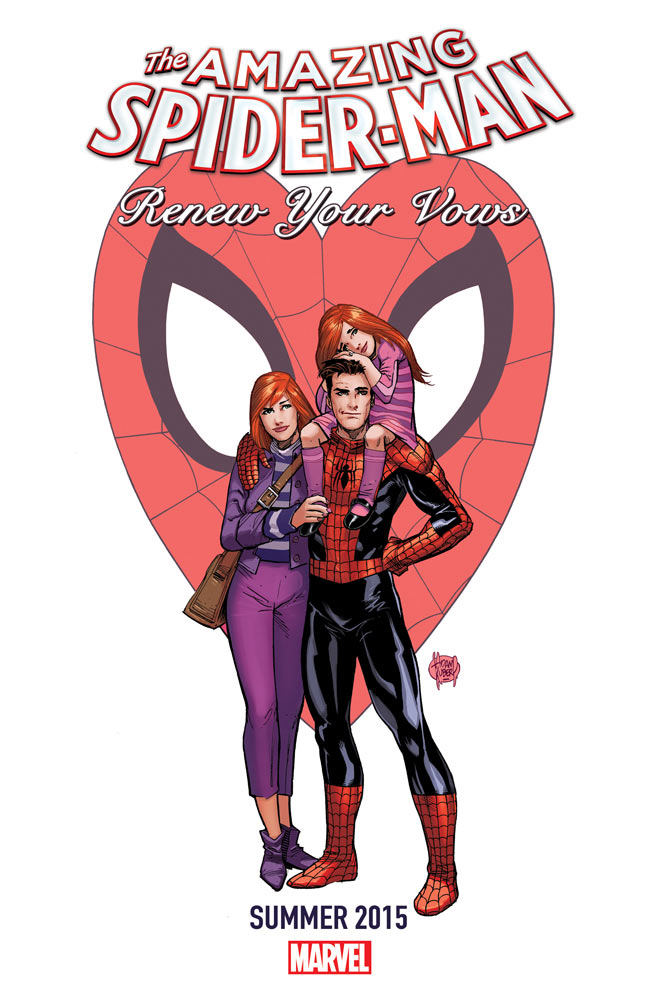 Amazing Spider-Man: Renew Your Vows #1, copertina di Adam Kubert