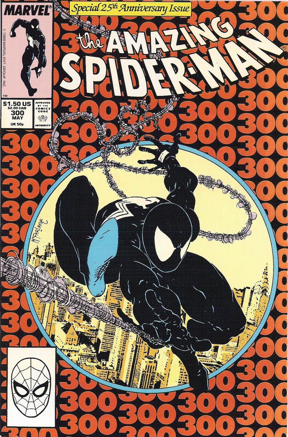 Amazing Spider-Man #300, copertina di Todd McFarlane