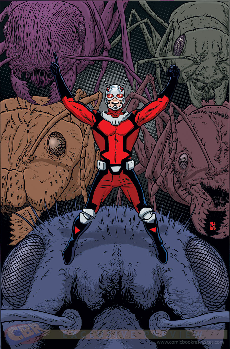 Astonishing Ant-Man #1, variant cover di Michael Allred