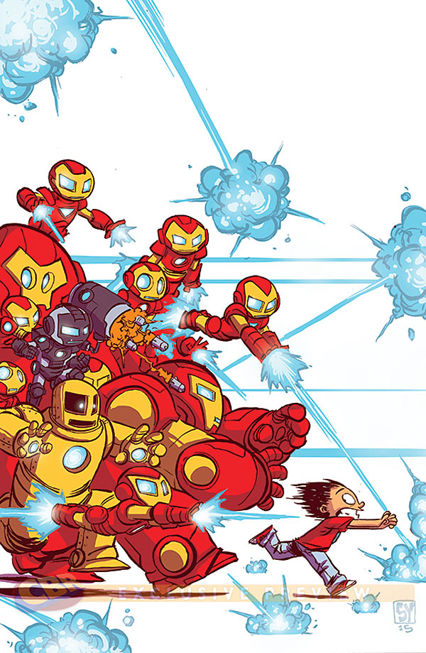 Armor Wars #1, variant di Skottie Young