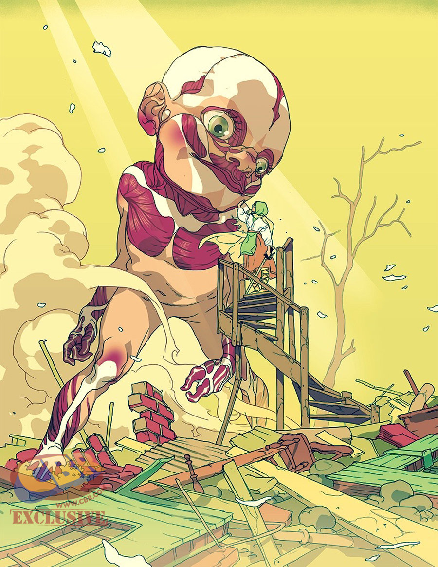 Attack on Titan Anthology - Disegno di Tomer Hanuka