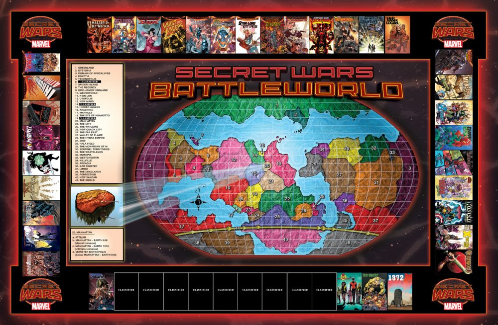 Secret Wars Battleboard