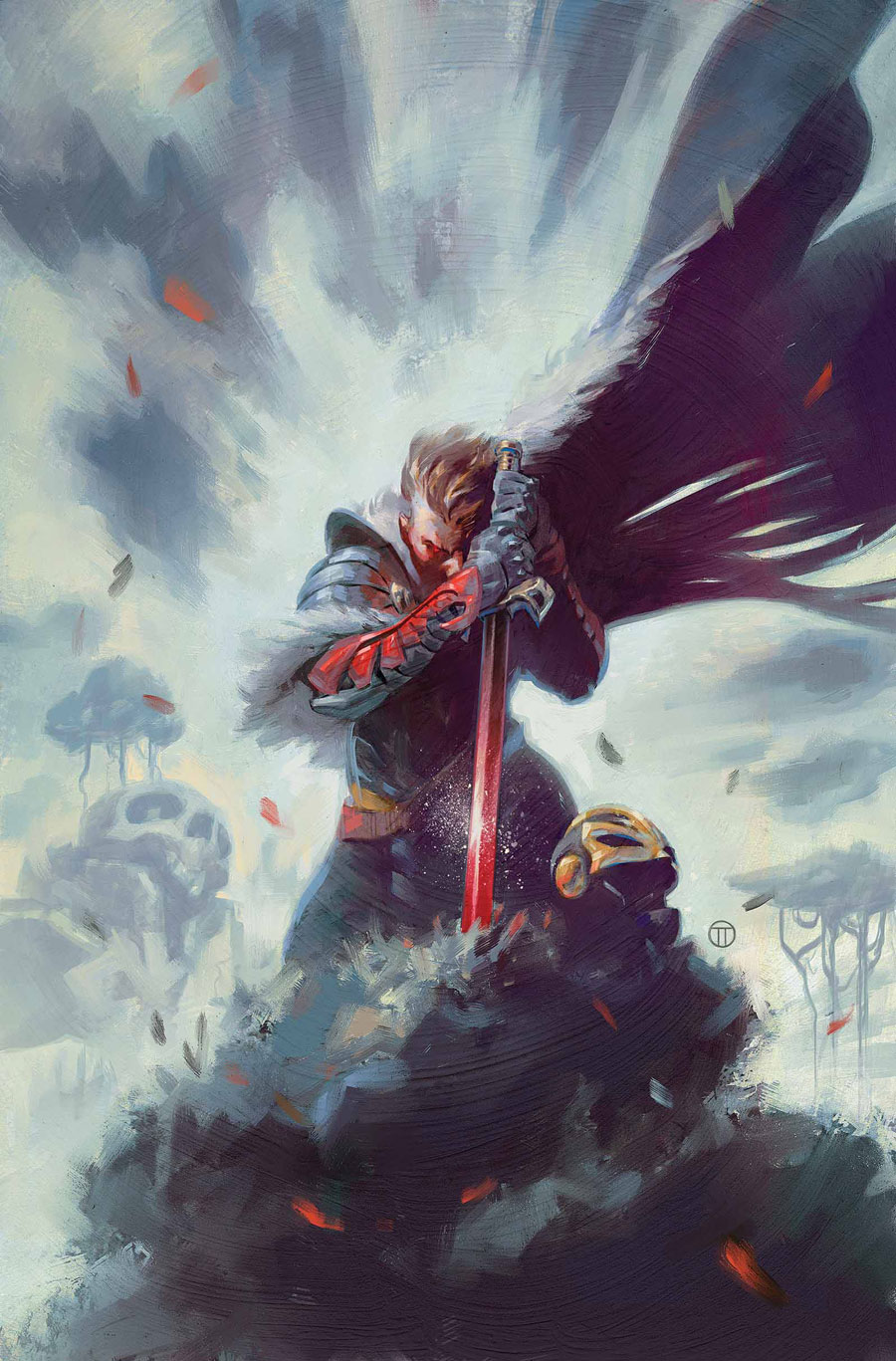 Black Knight #1, copertina di Julian Totino Tedesco