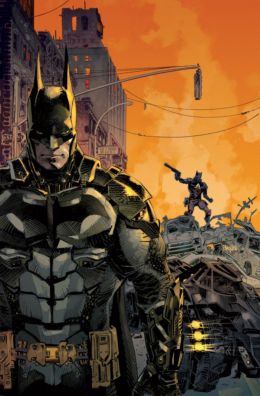 Batman: Arkham Knight #1, copertina di Dan Panosian