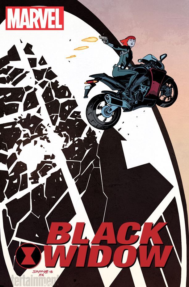 Black Widow #1, copertina di Chris Samnee